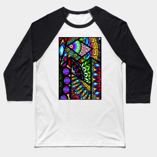 Justice Fractured Mandala Baseball T-Shirt